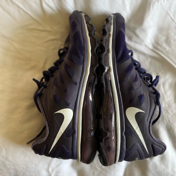 GUC 💜Nike Airmax Sneakers in purple and black; size 10 - Picture 7 of 10